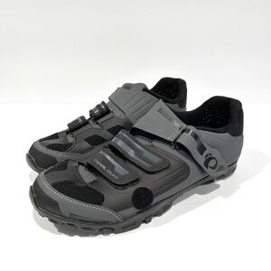 Pearl Izumi Interface Biking/Spin Grey & Black Womens Shoes w/ Clips